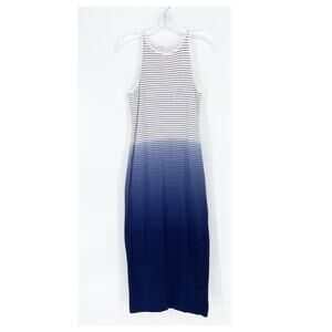 Athleta Sleeveless Stripe Ombré Maxi Dress Size XS